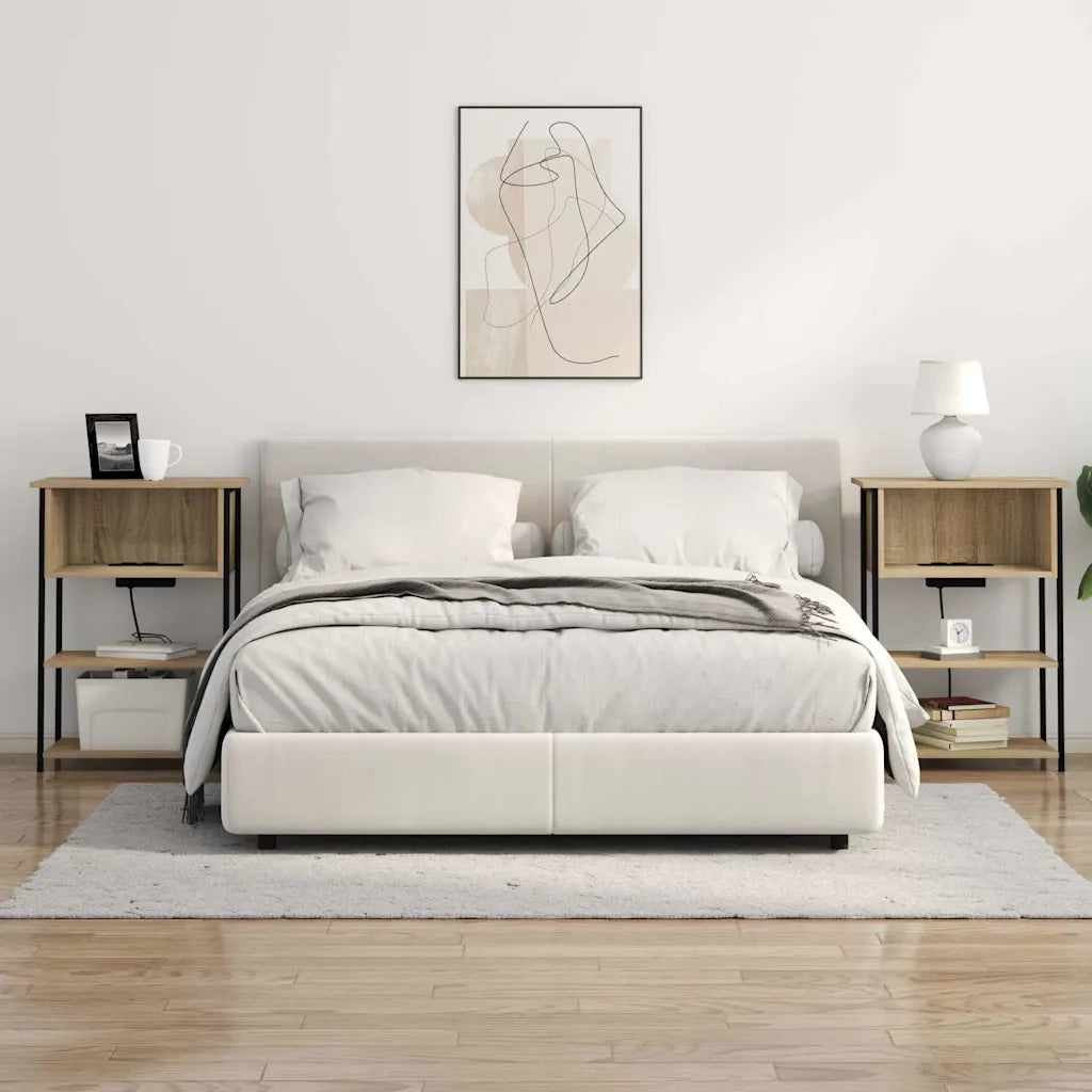 vidaXL Armadio da Notte rovere sonoma 55 x 31 x 76 cm