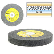 Trade Shop - Disco Mola Da Banco Pietra Abrasiva Ossido Alluminio Tipo Flat 150x20x16 Mm -