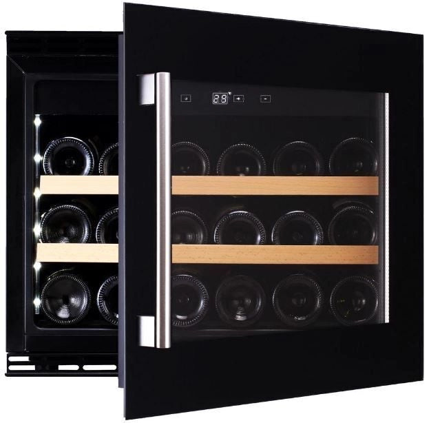 Dunavox DAVS-18.46B Cantinetta Vino Frigo Incasso 18 Bottiglie Raffreddamento 5 -20°C Classe F colore Nero