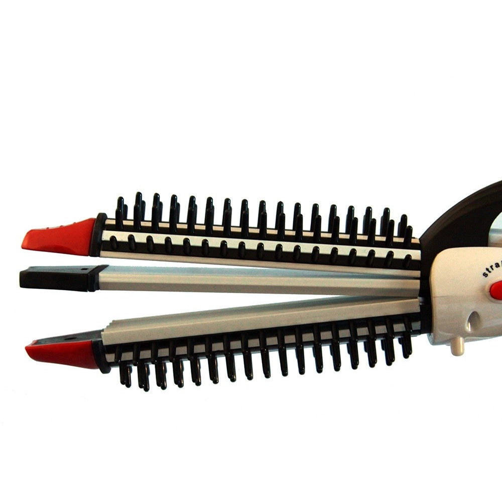 Trade Shop - Sn-737 Piastra 3 In 1 Arriccia Capelli Liscia Effetto Onde Arricciacapelli -