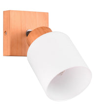 Applique da Interno Attacco E14 in Legno naturale Naturale