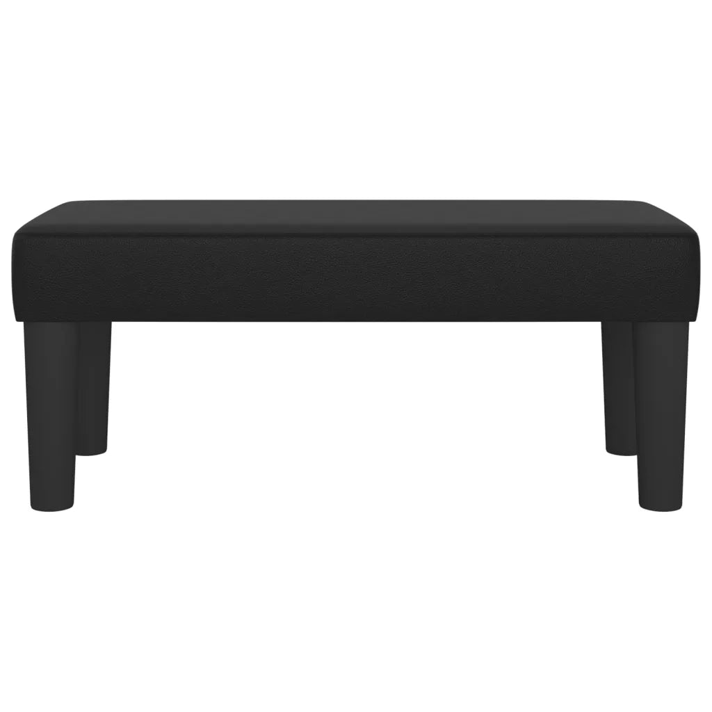 Panca Nera 70x30x30 cm in Similpelle CFW5609053