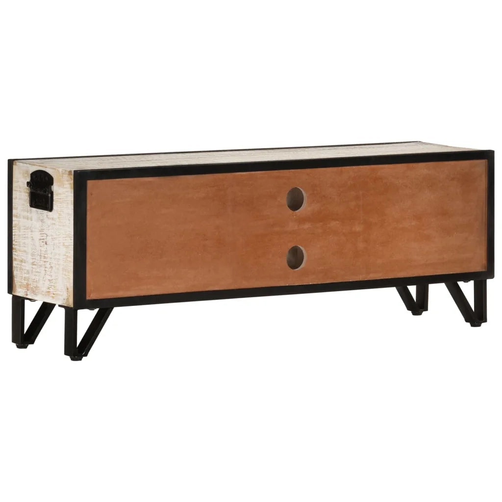 Mobile Porta TV 110x30x41 cm in Legno Massello di Acacia 330081
