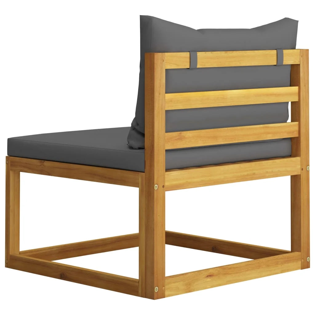 Set di mobili da giardino per esterni 4 pezzi con cuscini in legno massello di acacia 02_0016070