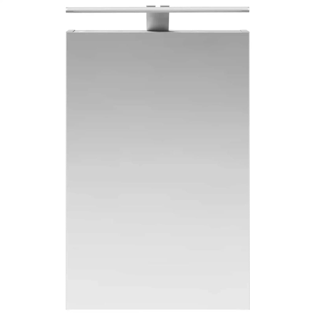 Mobiletto per specchio da bagno con lo scaffale Grigio Sonoma 889036