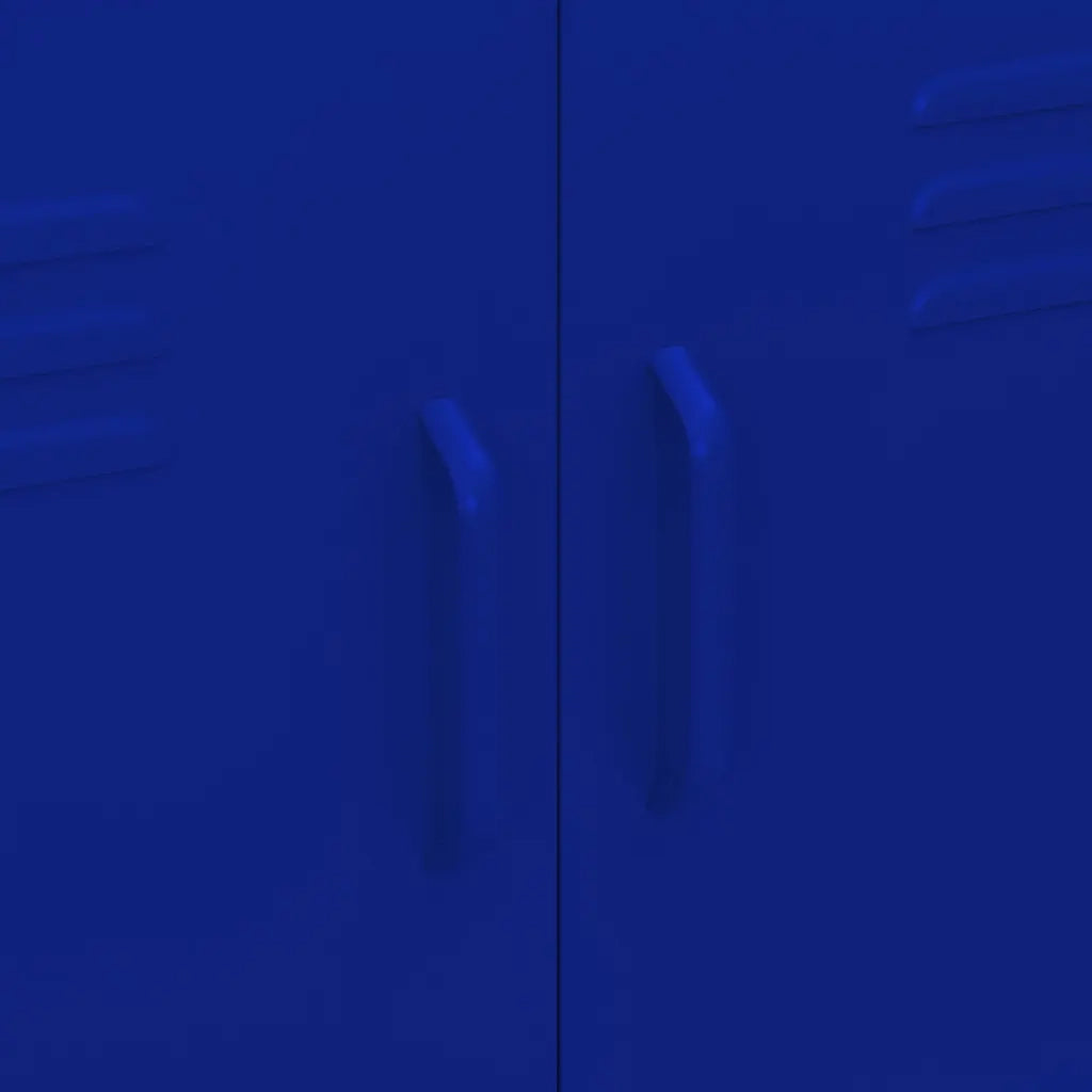 Armadietto Blu Marino 80x35x101,5 cm in Acciaio