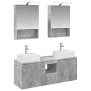Set di Armadi da Bagno 5 pcs Grigio Cemento 3406402