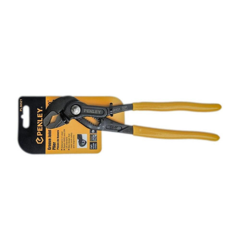 Trade Shop - Pinza Pappagallo 10" 250 Mm Regolabile Cromo Vanadio Manico Antiscivolo Poligrip -