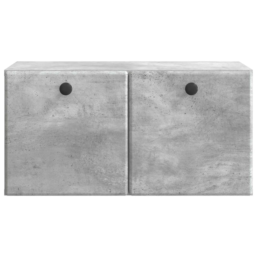 Mobile Porta TV da Muro 59,5 x 31 x 30 cm Grigio Cemento 899218