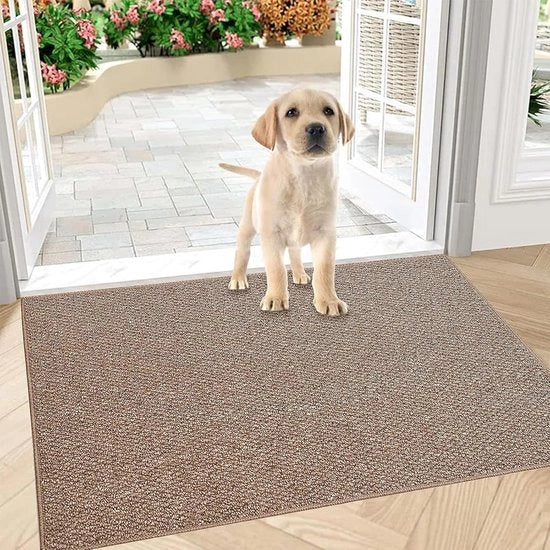 Matto di assorbimento per pavimenti in gomma antiscivolo, idrorepellente, per ingresso e corridoio, dimensioni 80x120 cm.