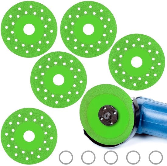 Set di dischi abrasivi ultra sottili - Adatto per sega a nastro - Idoneo per granito e marmo - Ottimo per tagliare il vetro - 5 pezzi - Set di...