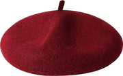 Moda Donna - Cappello Versatile Caldo a Otto Venti - Adatto per Circonferenza Testa 56-59 cm - Con Cinturino di Regolazione Interno - Bordeaux