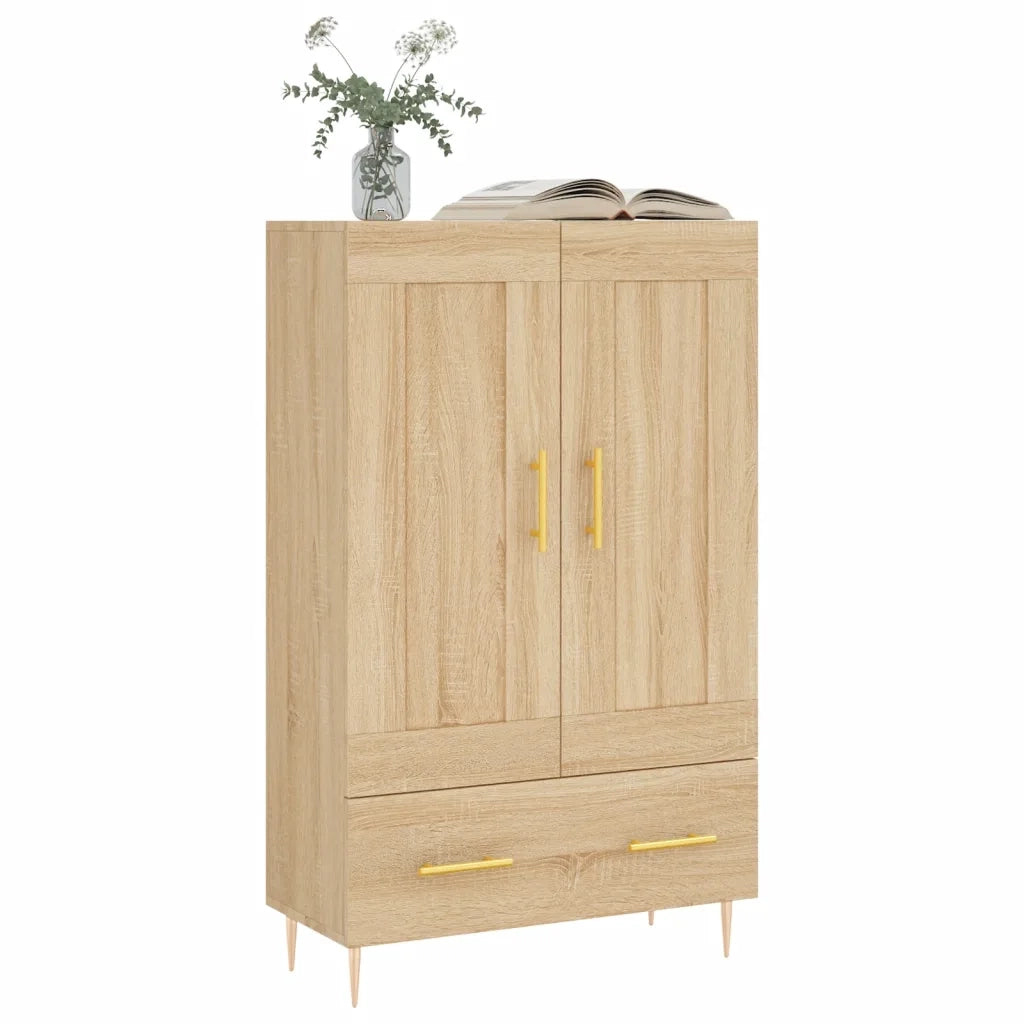 Credenza | Madia | Buffet da pranzo | Armadio da pranzo Rovere Sonoma 69,5x31x115 cm in Legno Multistrato