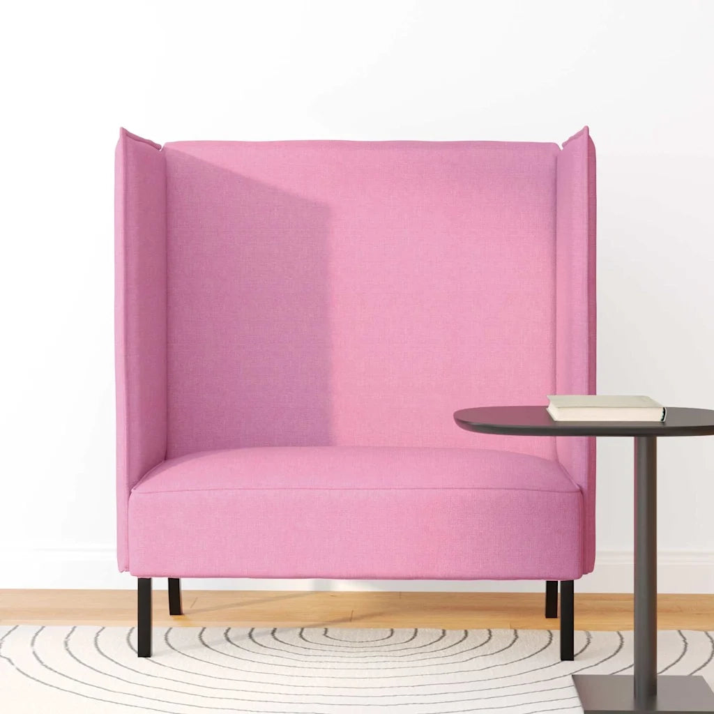 Divano alto 101cm Rosa Tessuto 42010843