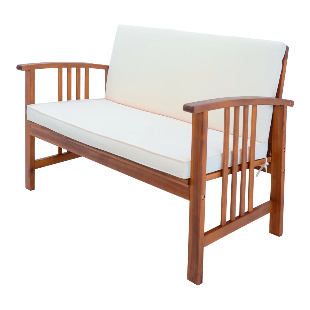 Set di mobili da giardino 4 pezzi in legno di acacia beige naturale 03_0010526