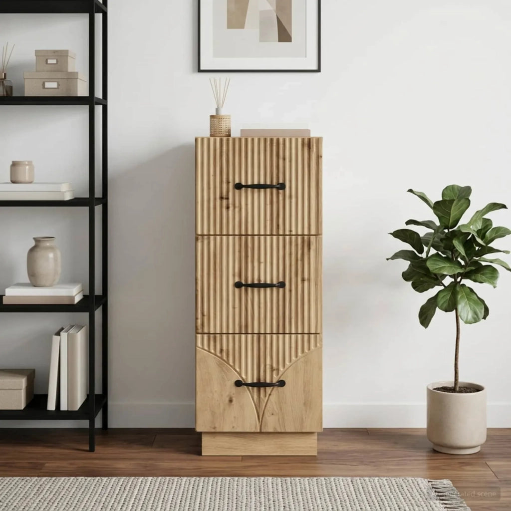 Mobile con Cassetti Rovere Artigianale 33 x 34,5 x 87 cm 895314