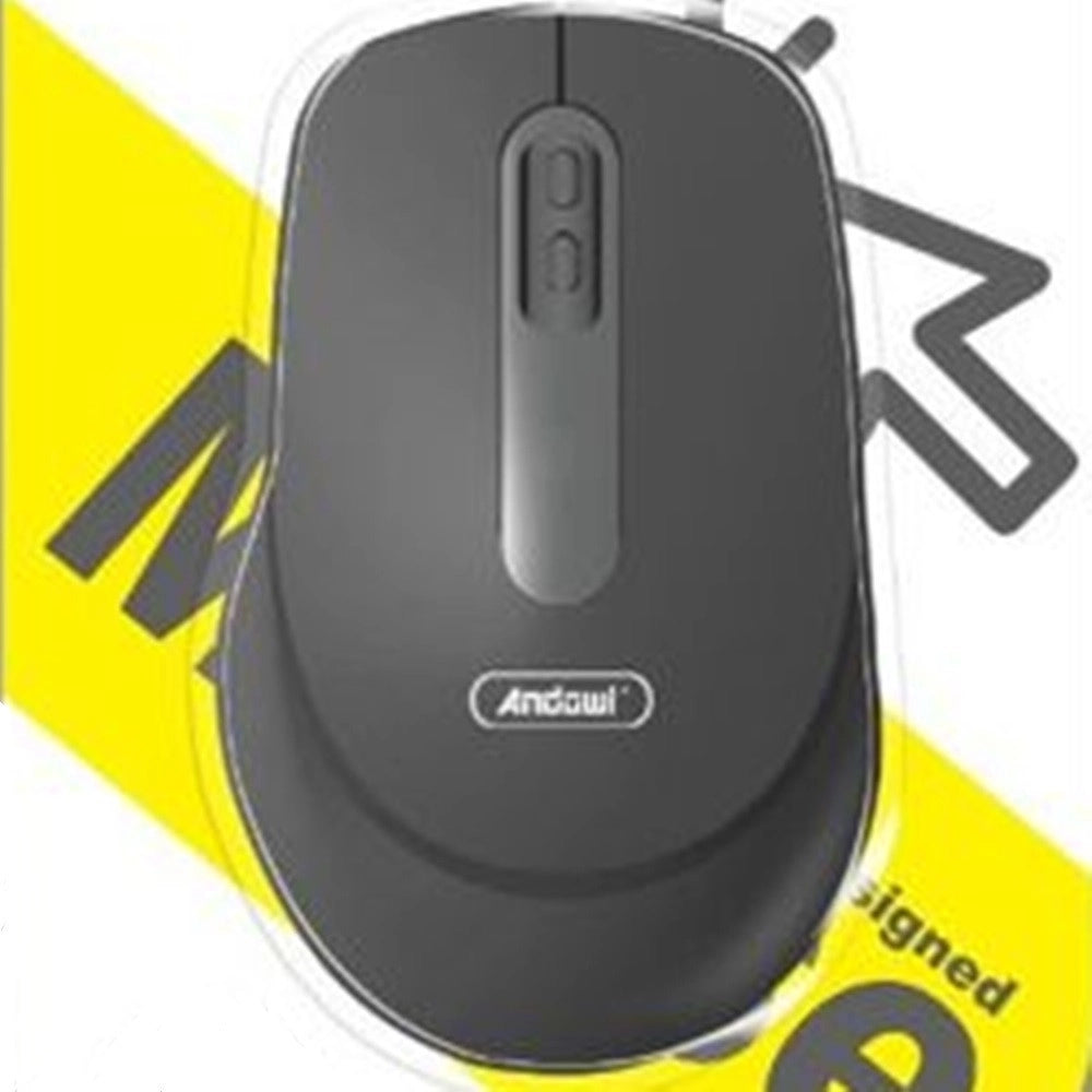 Trade Shop - Mouse Senza Fili Wireless 2.4ghz Ottico Dpi Regolabile 1200/1600 Ergonomico Compatto Q-m410 -