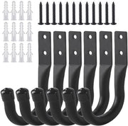 Hanger per scala - Hanger per scala robusto - Hanger per scala pesante per strumenti - Ideale per biciclette e attrezzature da giardino - 6 pezzi