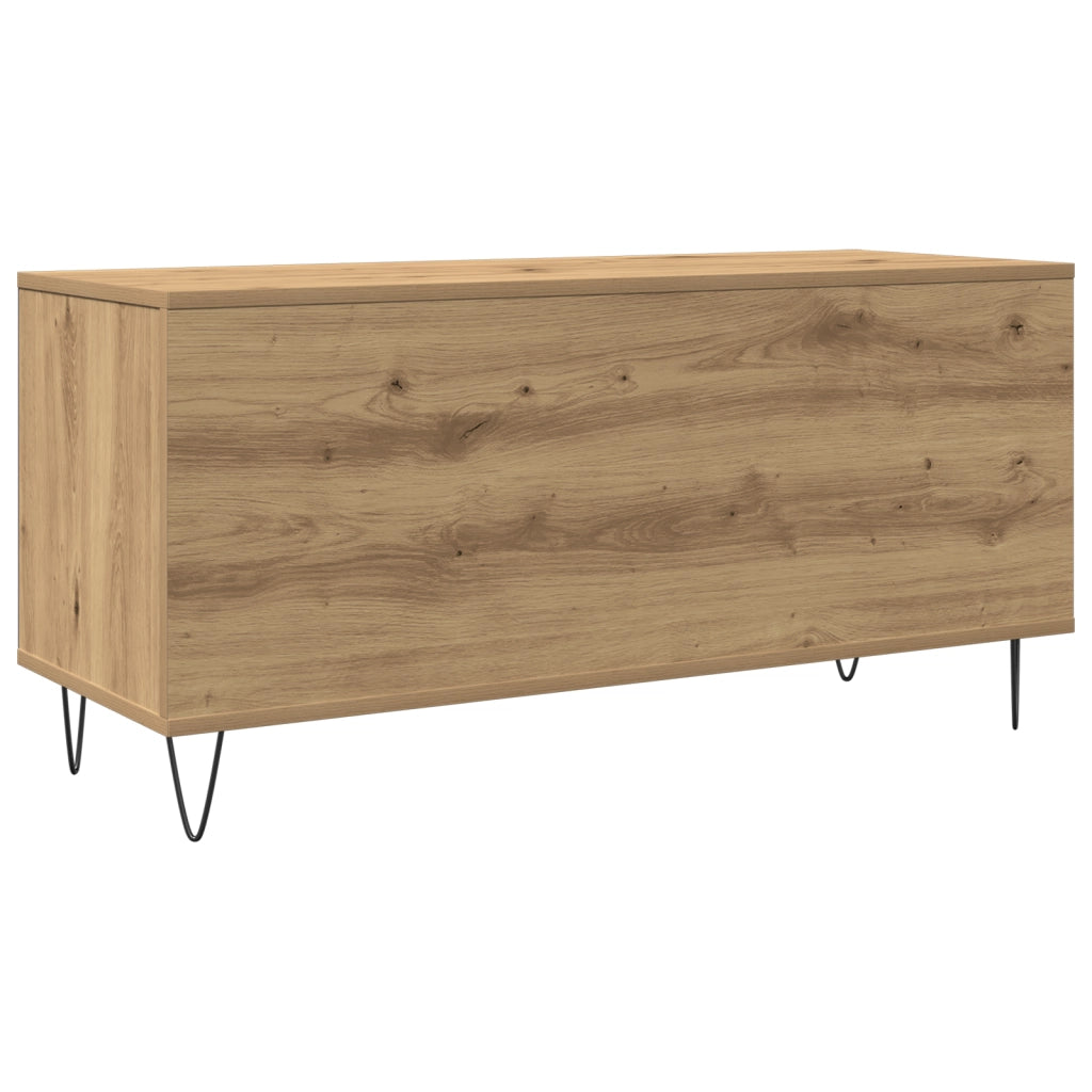 Armadietto per dischi in legno usurato 100x38x48 cm in legno ingegnerizzato