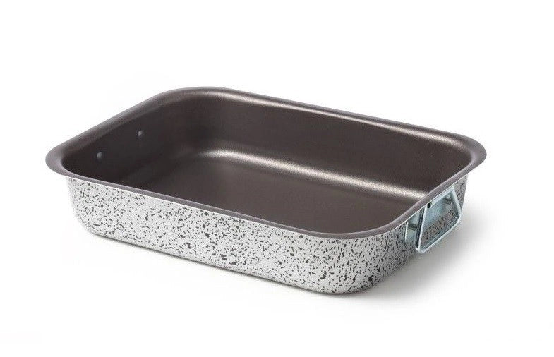 Teglia Antiaderente in Alluminio Rettangolare Sale e Pepe 25 cm
