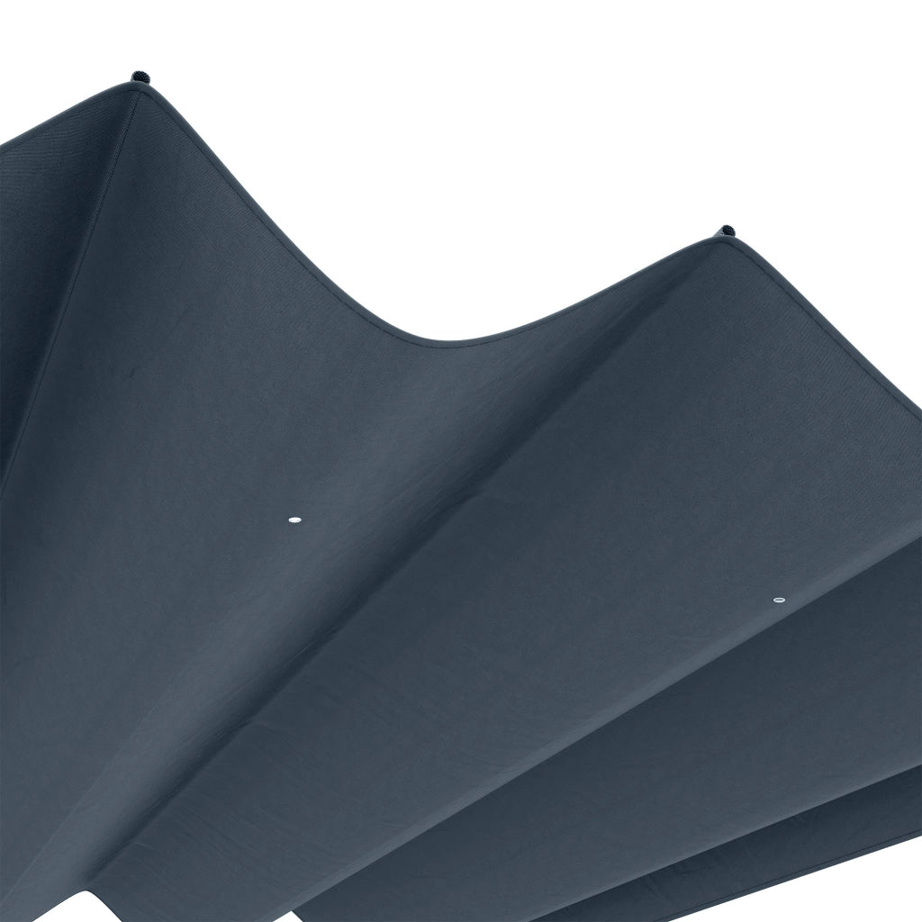 Telo di Ricambio per Pergola da Giardino 286x245 cm in Poliestere Grigio Scuro