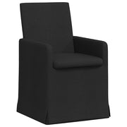 Sedie da pranzo 2 pz | Sedie da cucina Nero 57 x 67 x 95 cm Tessuto