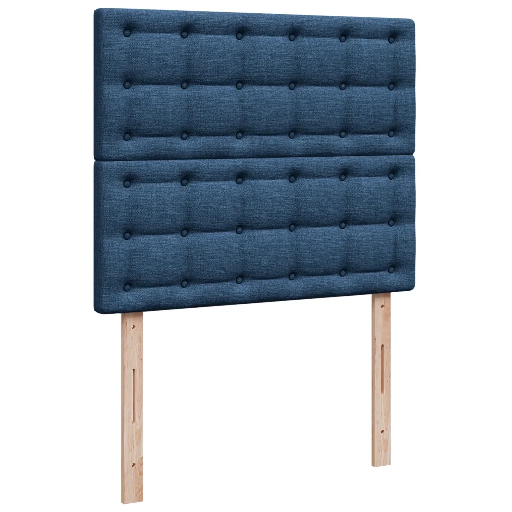 Giroletto a Molle con Materasso Blu 120x190 cm in Tessuto 3290447
