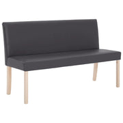 Panca 139,5 x 54 x 85,5 cm in similpelle grigia 02_0010990