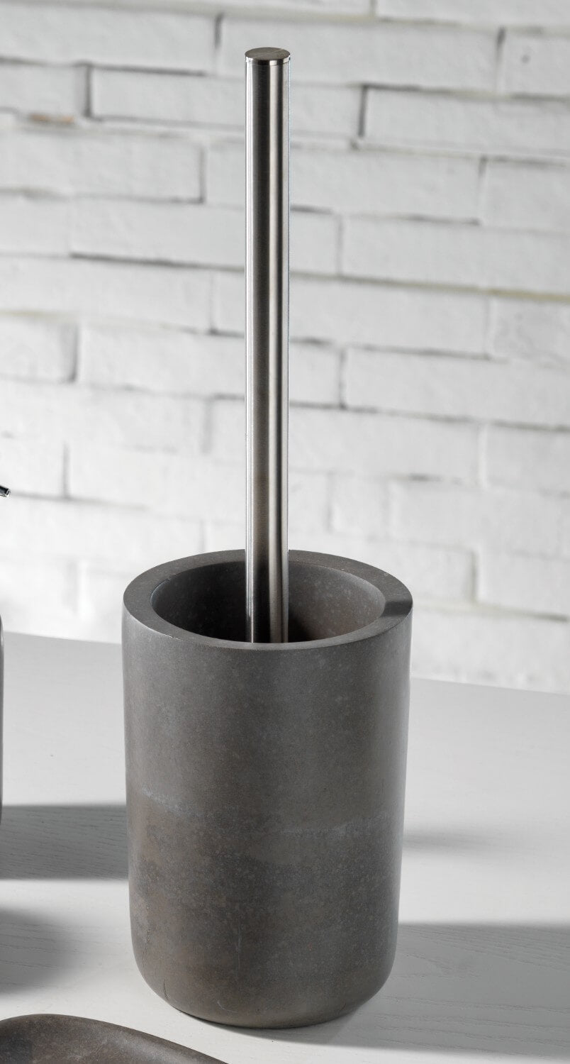 Set 4 Accessori da Bagno in Resina TFT Praia Grigio