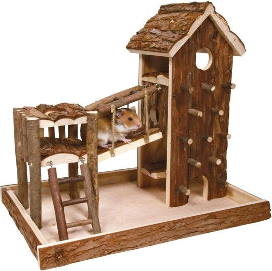 Giocattoli in Legno per Piccoli Animali di Compagnia - Dimensioni 36 x 33 x 26 cm