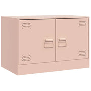 Mobile TV | Armadietto TV | Mobile Porta TV Rosso 67x39x44 cm in Acciaio