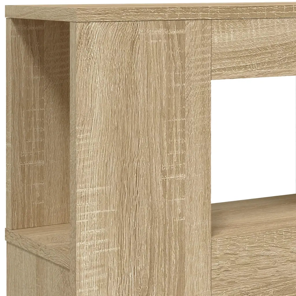 Testiera | Testata LED Rovere Sonoma 160x18,5x103,5 cm Legno Multistrato