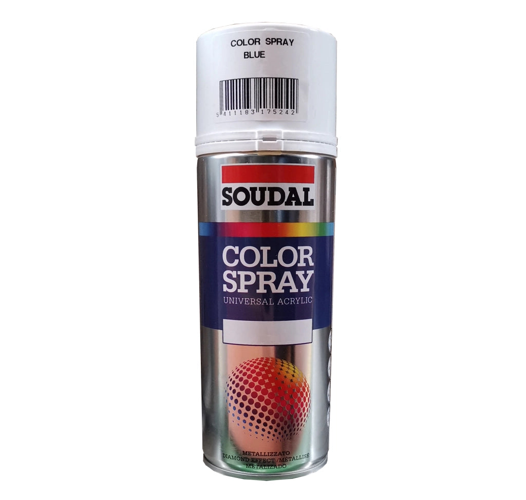 BOMBOLETTA SPRAY FERROMICACEO SOUDAL 400 ml - Grigio Chiaro - 6 pezzi- SOUDAL