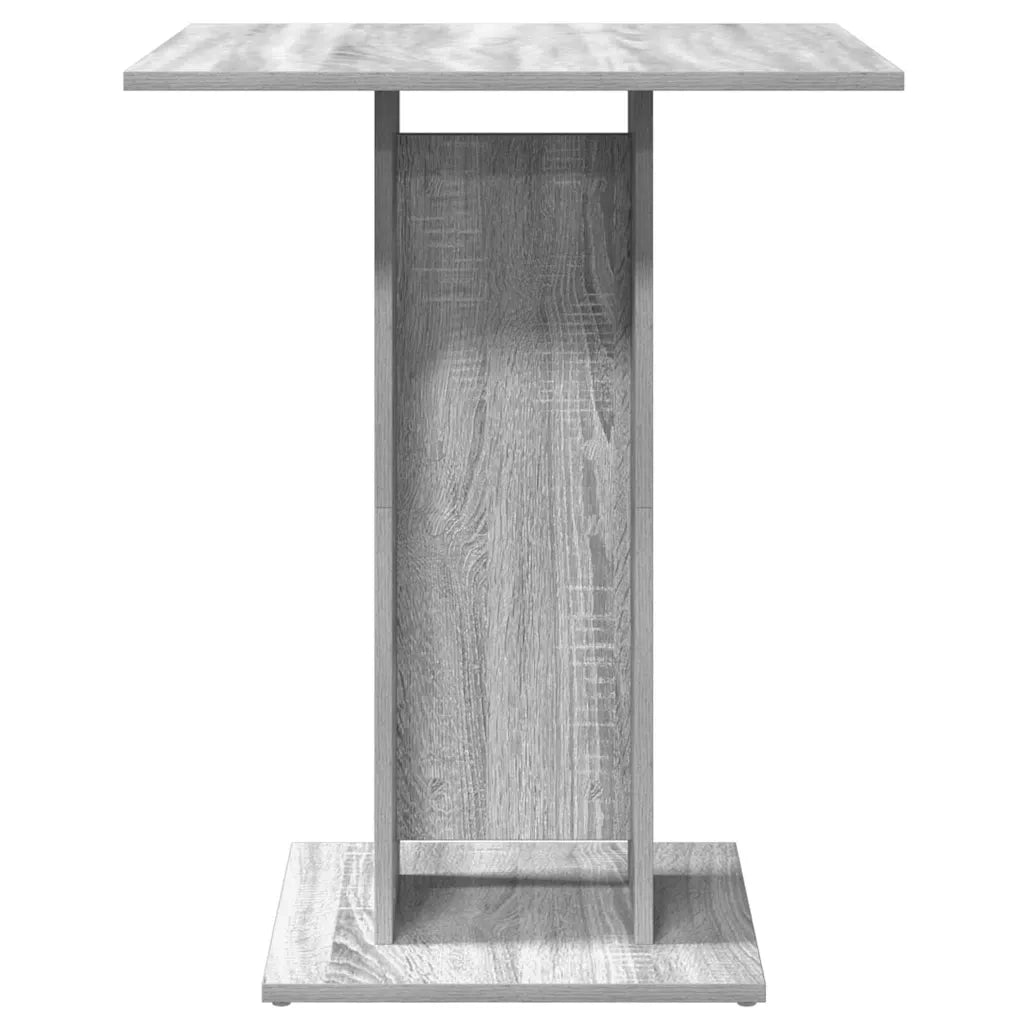 Tavolo da Bistrot Grigio Sonoma 60x60x75 cm Legno Multistrato 815103