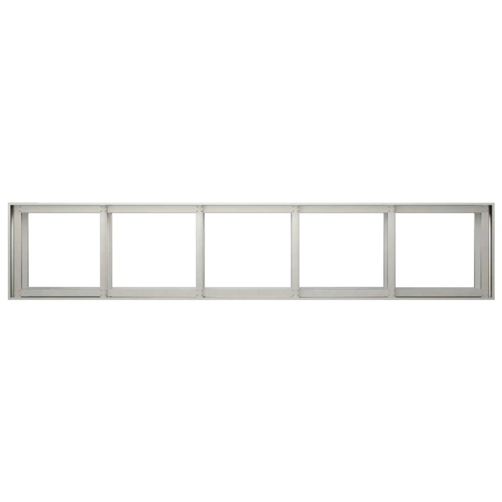 Vaso da giardino Argento 200 x 40 x 60 cm Acciaio Inox 8005901
