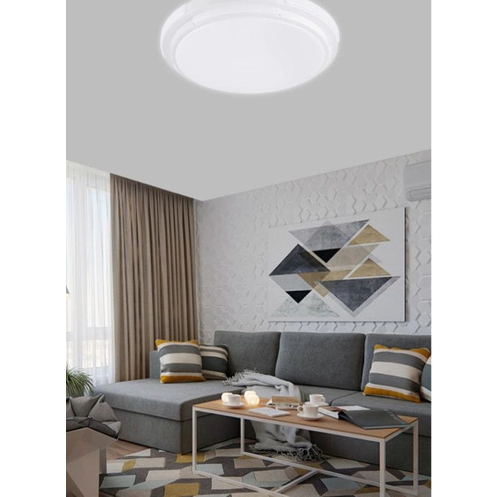 Trade Shop - Plafoniera Da Soffitto Interno 60w Rotondo Sporgente Luce Fredda Fst-50a62691 49cm -