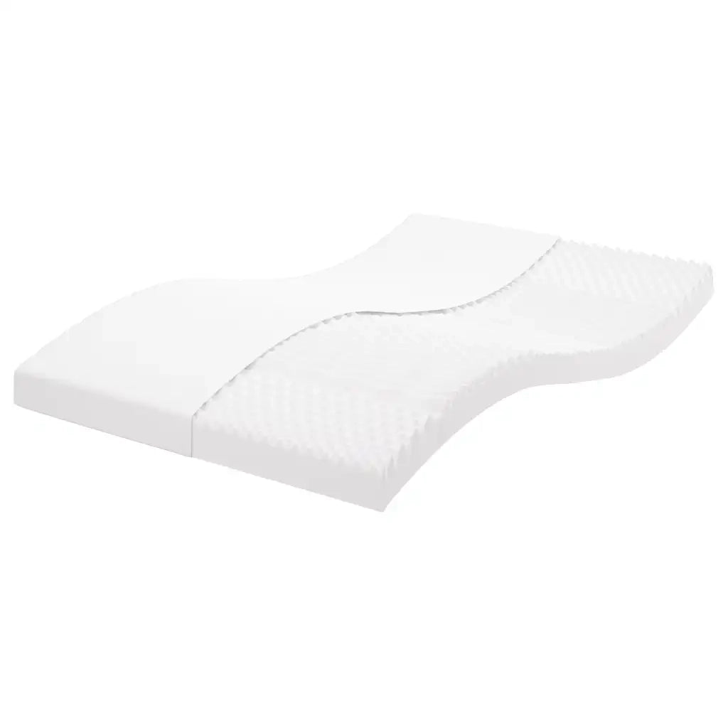 Materasso in Schiuma Bianco 120x220 cm 7 Zone Durezza 20 ILD