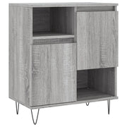 Credenza | Madia | Buffet da pranzo | Armadio da pranzo Grigio Sonoma 60x35x70 cm in Legno Multistrato