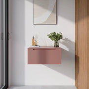 Cassettone scorrevole 70cm terracotta opaco chiusura soft-close | Bako