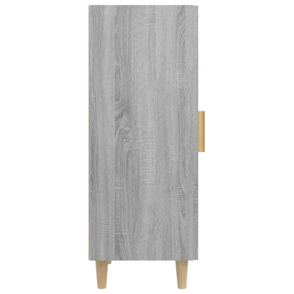 Credenza Grigio Sonoma 34,5x34x90 cm in Legno Multistrato 817403