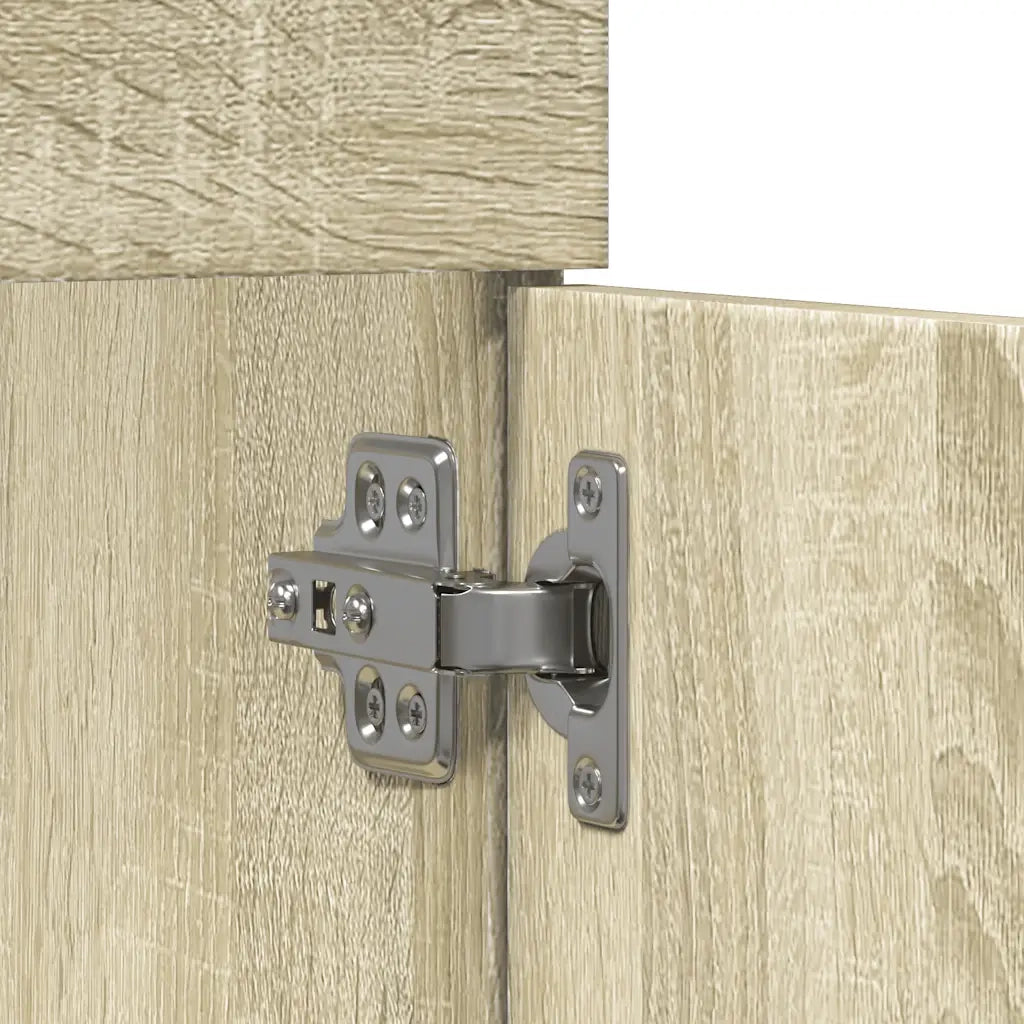 Mobile Lavabo Bagno Rovere Sonoma 90x38,5x46 cm Multistrato