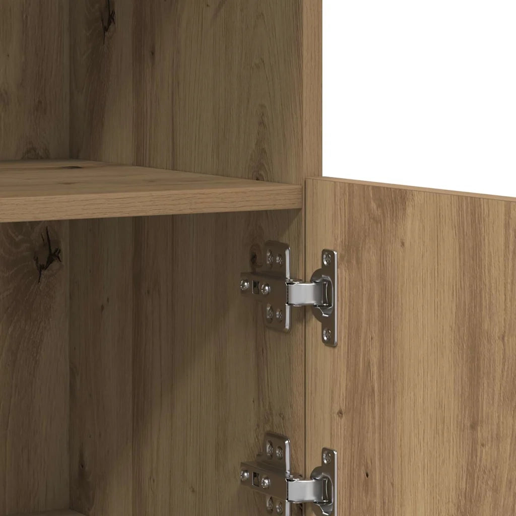 Credenza | Madia LED Marrone 81 x 37 x 66,5 cm Legno multistrato