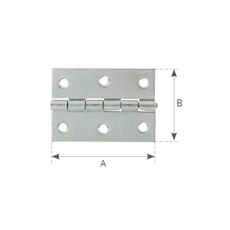 CERNIERA INOX A LIBRETTO 80x50