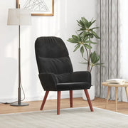 Divano Sedia-Poltrona Relax Nera in Velluto 454811