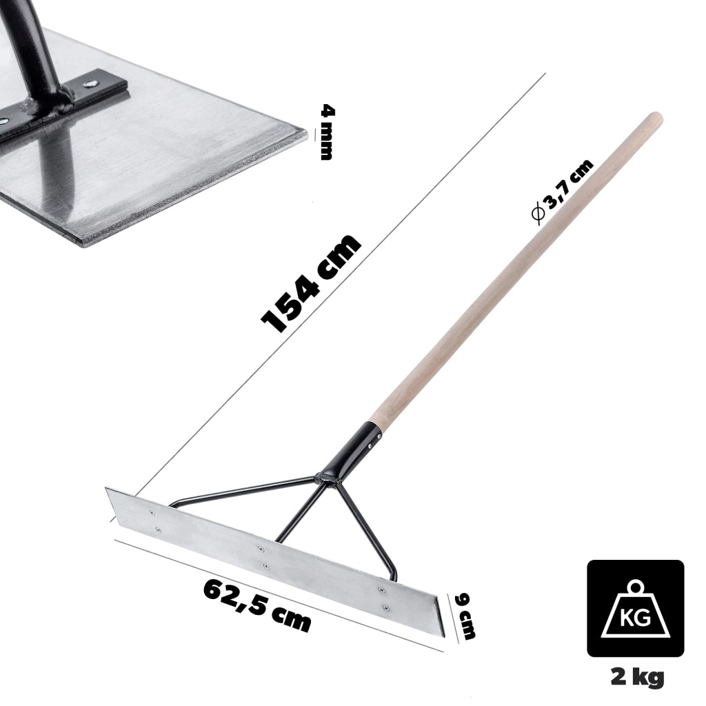 Maniglia per stenditore di massetto per calcestruzzo KADAX 625x90mm