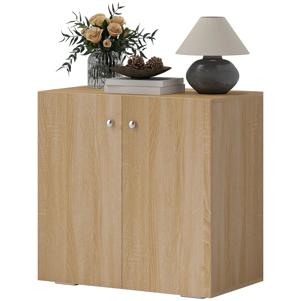 Armadio Battente 2 Ante ¨C zephmum ¨C Legno Bianco 70x39x70cm