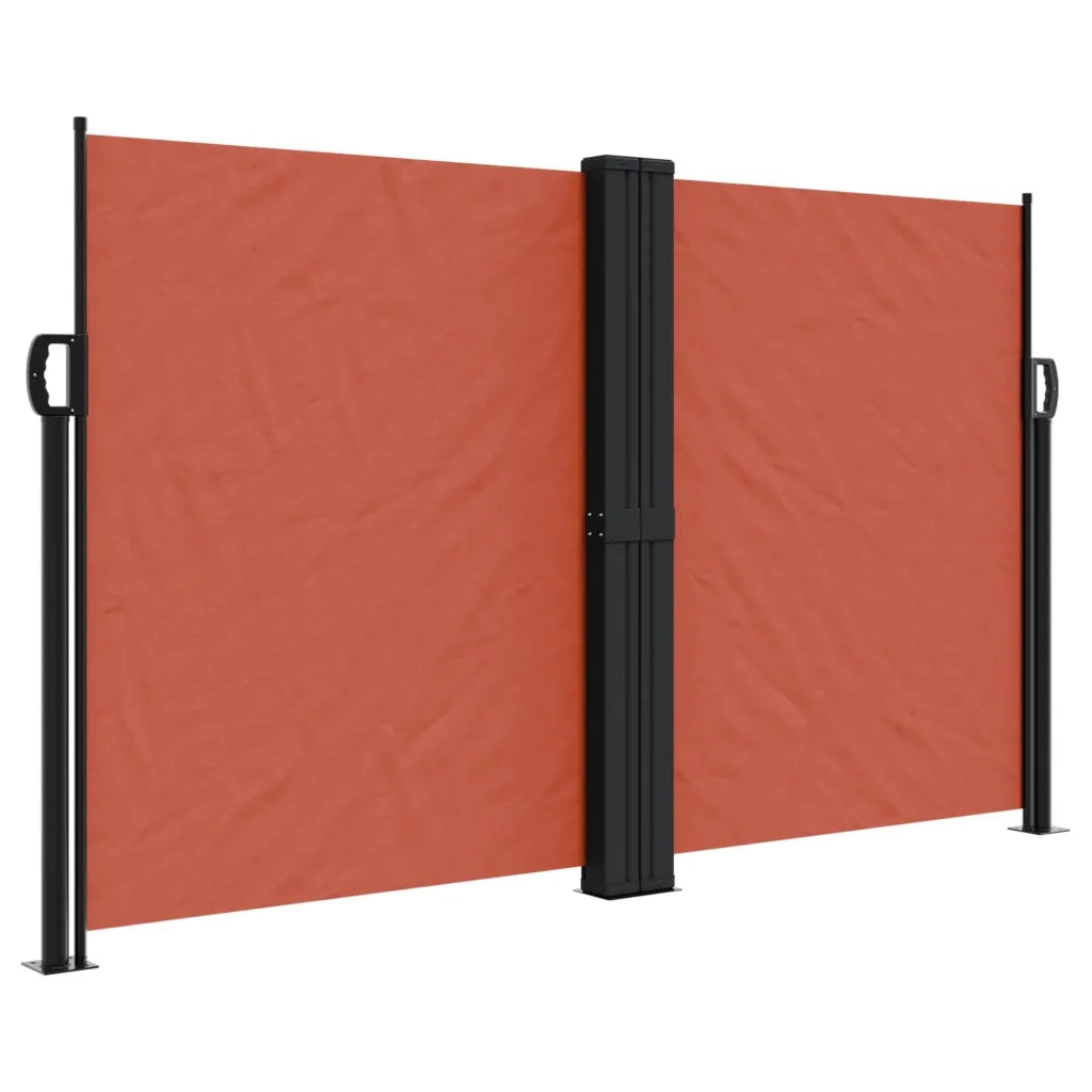 Tenda da Sole Laterale Retrattile-Tenda parasole per giardino Terracotta 140x600 cm