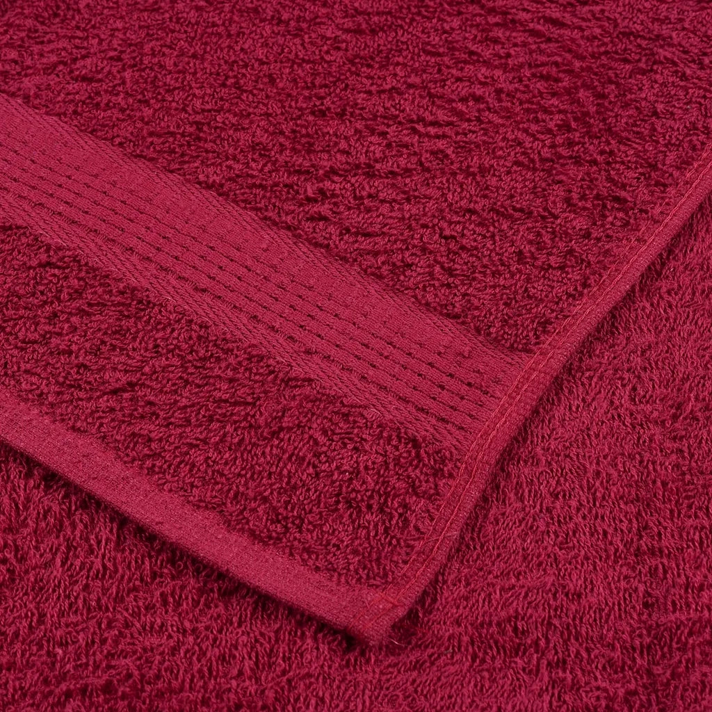 Set di asciugamani 6 pezzi FROGN Bordeaux 360 g/m² 137081