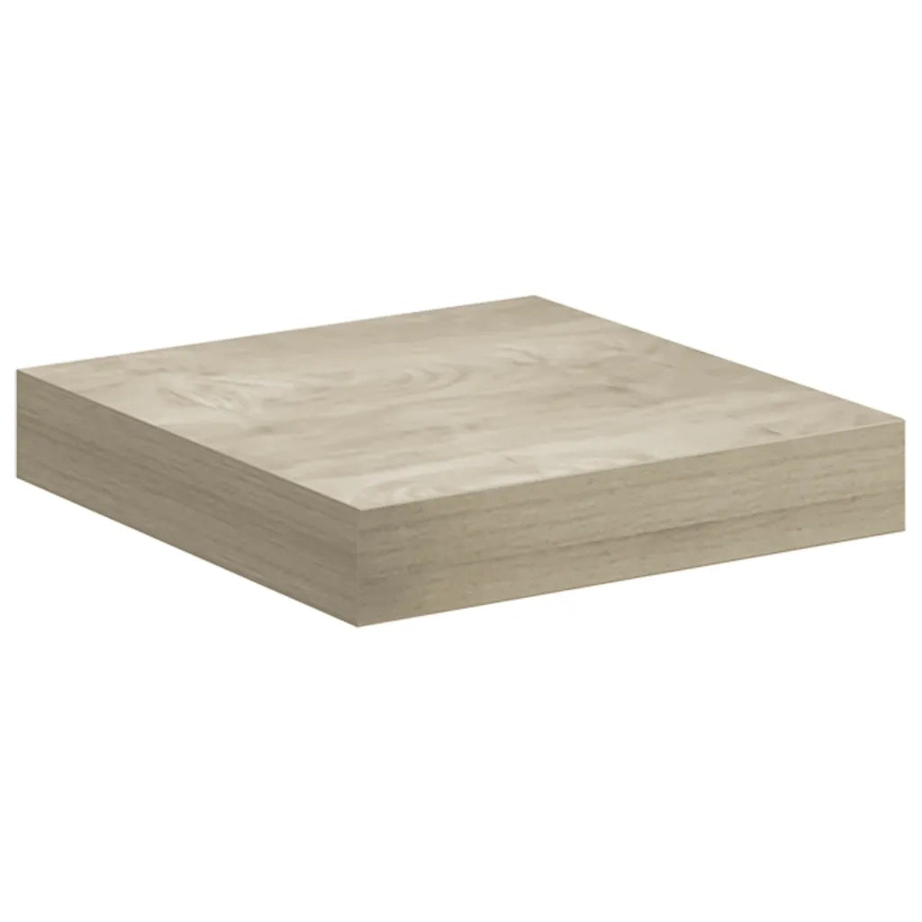 Mensole a Muro 2 pz Rovere 23x23,5x3,8 cm in MDF cod mxl 52571