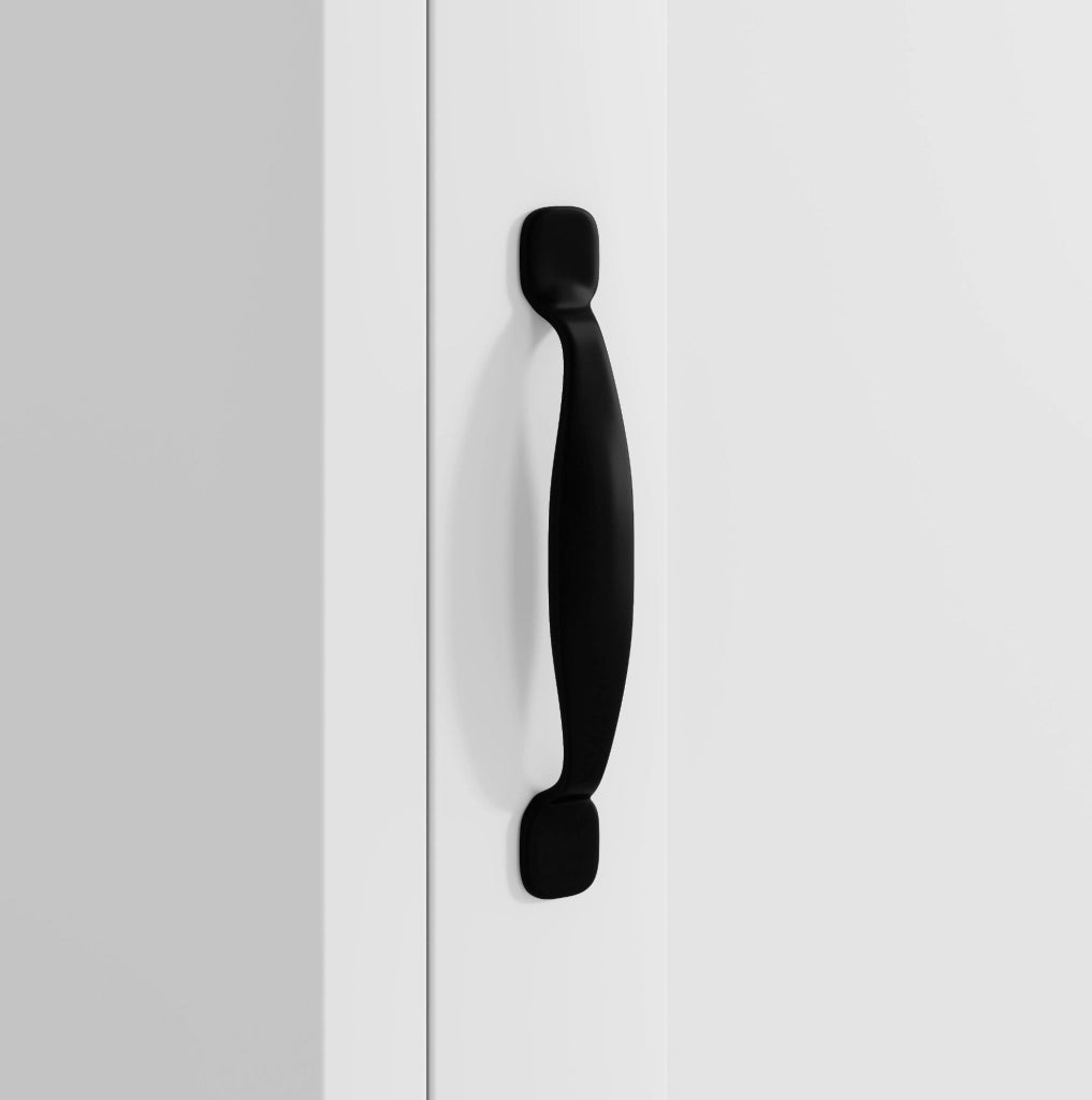 Mobile bagno in MDF bianco 56x25;6x167 cm con 3 cassetti e ripiani regolabili